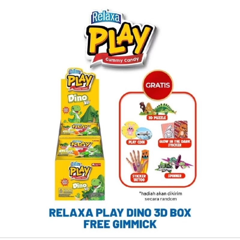 

Relaxa Play per Box isi 10 sachet
