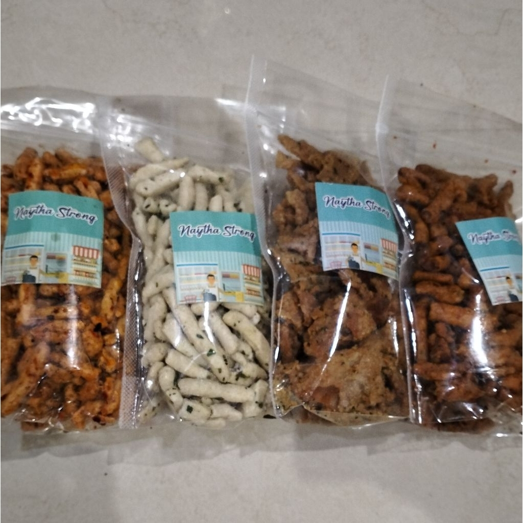 

Keripik Usus Ayam Crispy/Basreng/Keripik Kulit Ayam 100 gr