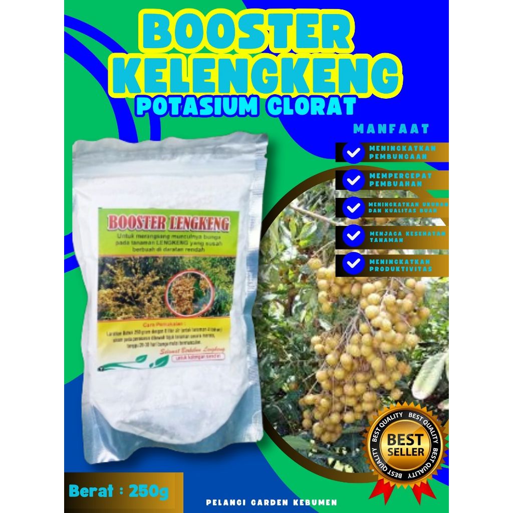 BEST SELLER  Booster Kelengkeng Kclo 3 Murni, Booster Kelengkeng Kclo 3 250 gram