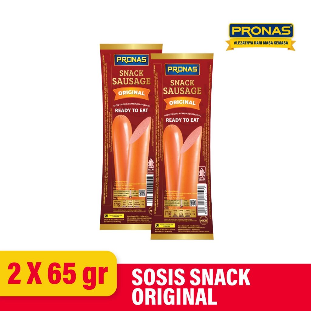 

PRONAS Sosis Snack Kombinasi Original 65 gr Bundling 2pcs
