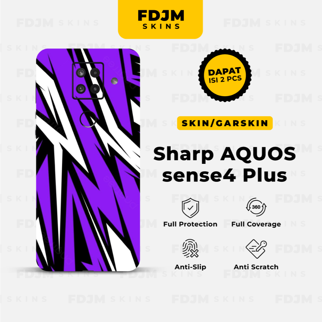 Sharp AQUOS sense4 Plus Skin Protector/Garskin not Case *Isi 2* (COD) (BISA CUSTOM) [FDJM Skins]