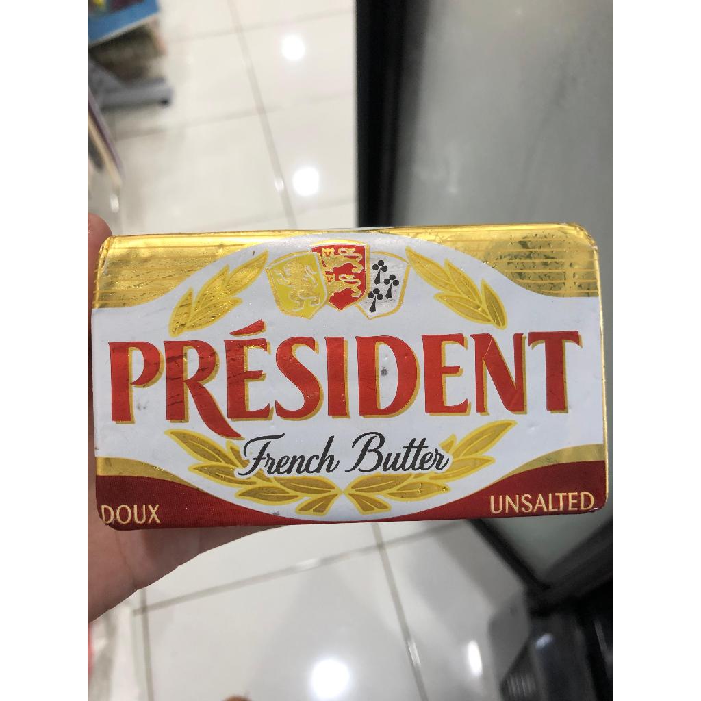 

Butter president unsalted 200gr