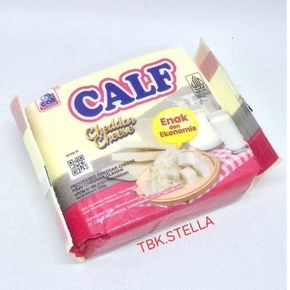 

KEJU CHEDDAR CALF 200 GR / KEJU PARUT