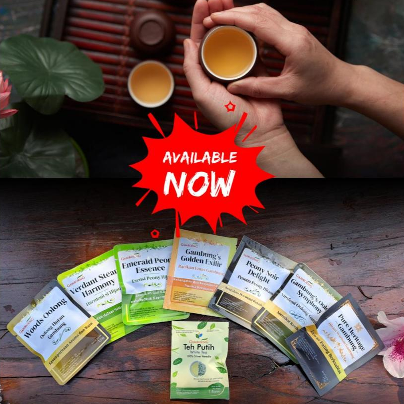 

Gamboeng Specialty Tea All Variants (8 Sachets) | Teh Putih | Teh Hitam | Teh Hijau | Teh Oolong | Golden Tea