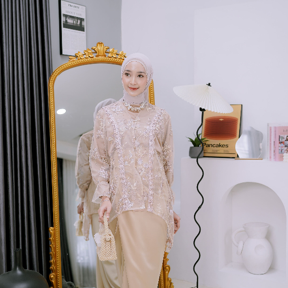 Delova Wardrobe - KEBAYA KIMONO JINBEI Kutubaru Modern Casual Atasan Baju Pakaian Dress Wanita Bruka