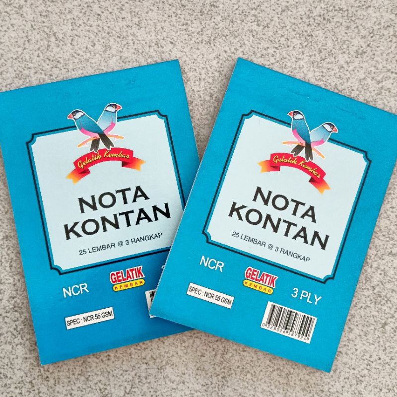 

Nota Kontan 3PLY Gelatik Kembar