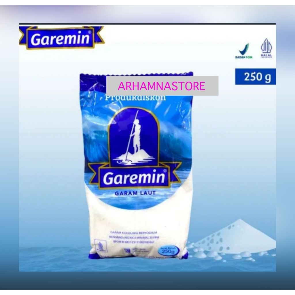 

Garemin Garam Laut 250g