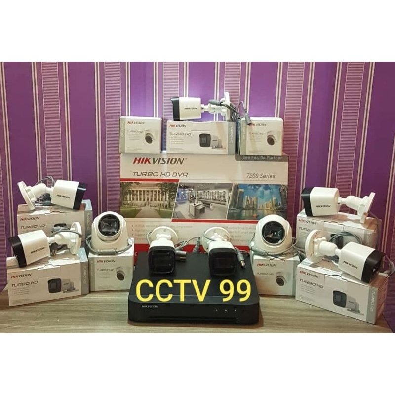 Paket kamera 8kamera hikvision dvr 16 chanel
