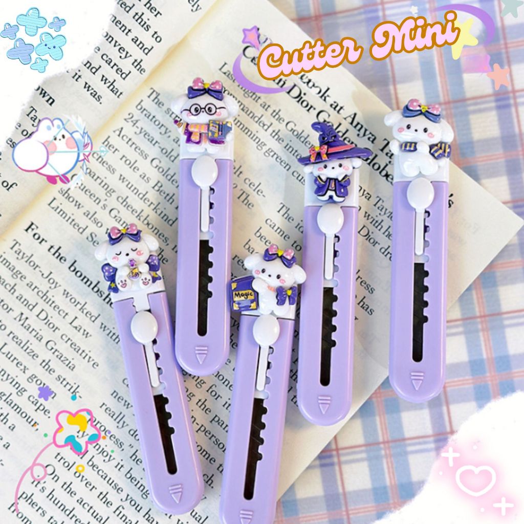 

CUTTER UNIK PAW / CUTTER LUCU MOTIF PAW / PISAU CUTTER MINI LUCU LG