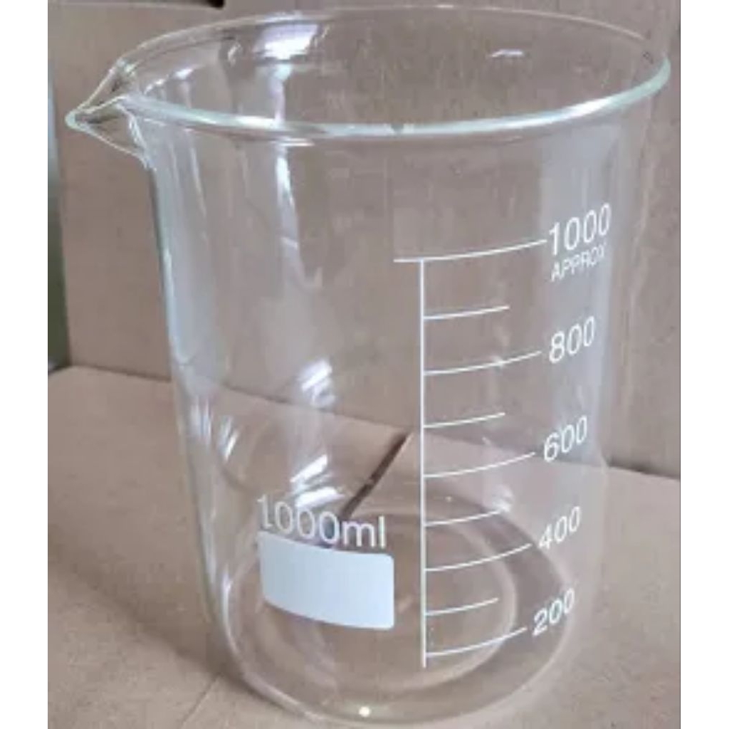 Beaker glass pyrex 1000 ml