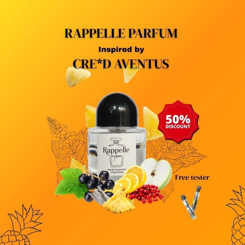 RAPPELLE PARFUM INSPIRED BY C 4VENTUS 30ML PARFUM PRIA