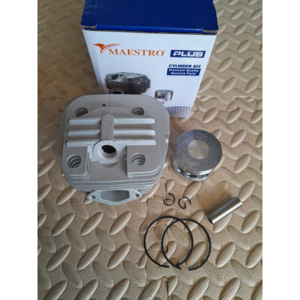 CS6500 Boring Komplit Cylinder Liner Assy Gergaji Mesin 2Tak Maestro Asli