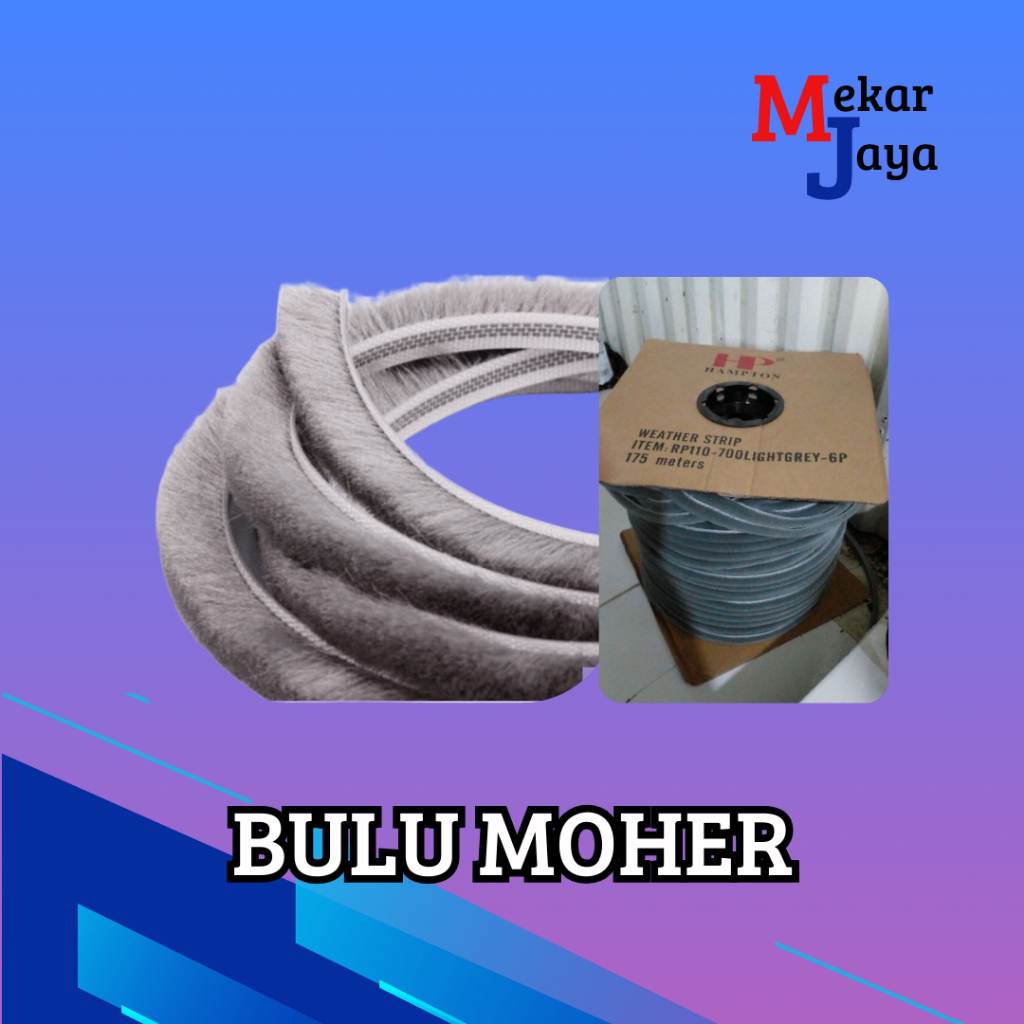 BULU MOHER/ BULU MOHAIR/ BULU PEREDAM PINTU PER GULUNG