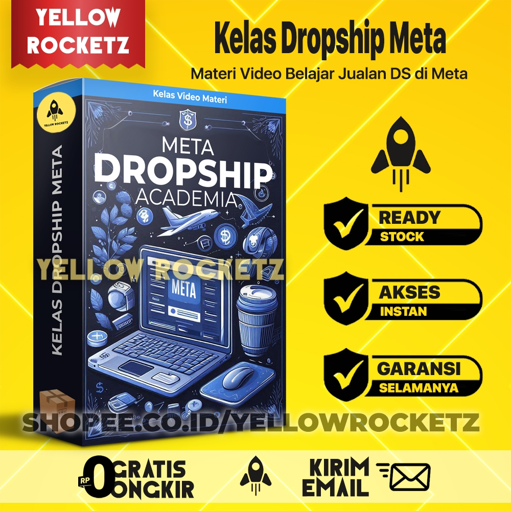 KELAS META DROPSHIP - Materi Video Membangun Usaha Dropship dengan Tools dan Cara yang Tepat