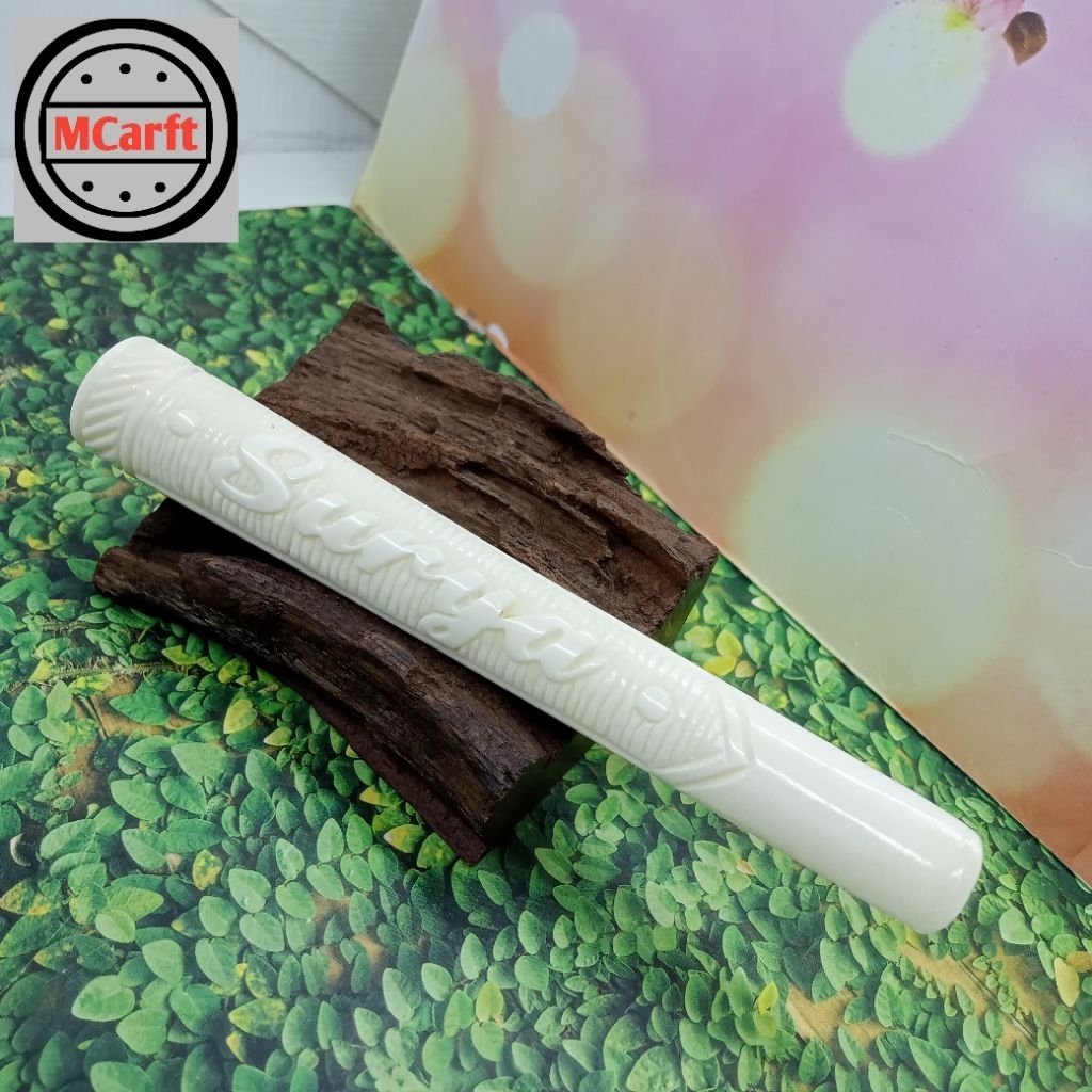 Once pipa tulang sapi super jumbo ukir Surya C140