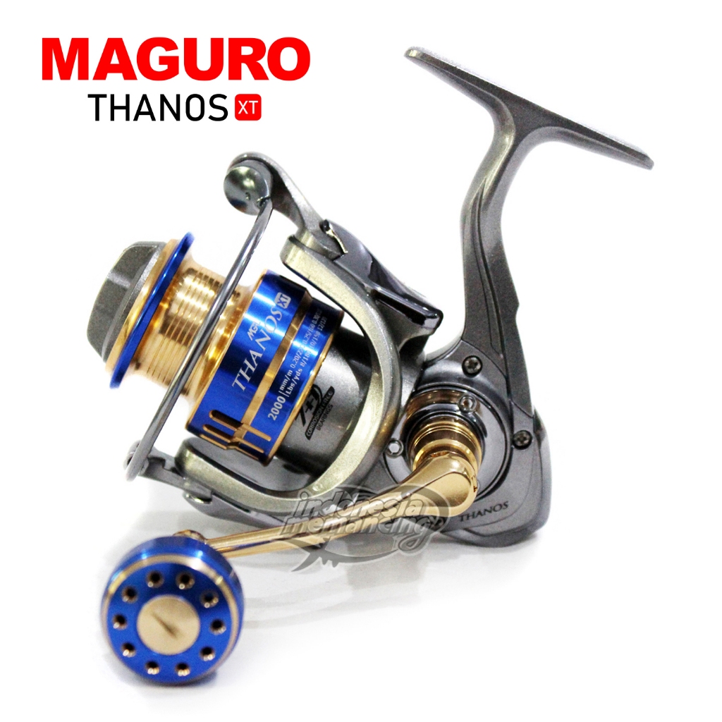 Reel Spinning Maguro Thanos XT Power Handle Ukuran 1000 2000 3000 4000 5000 6000 8000