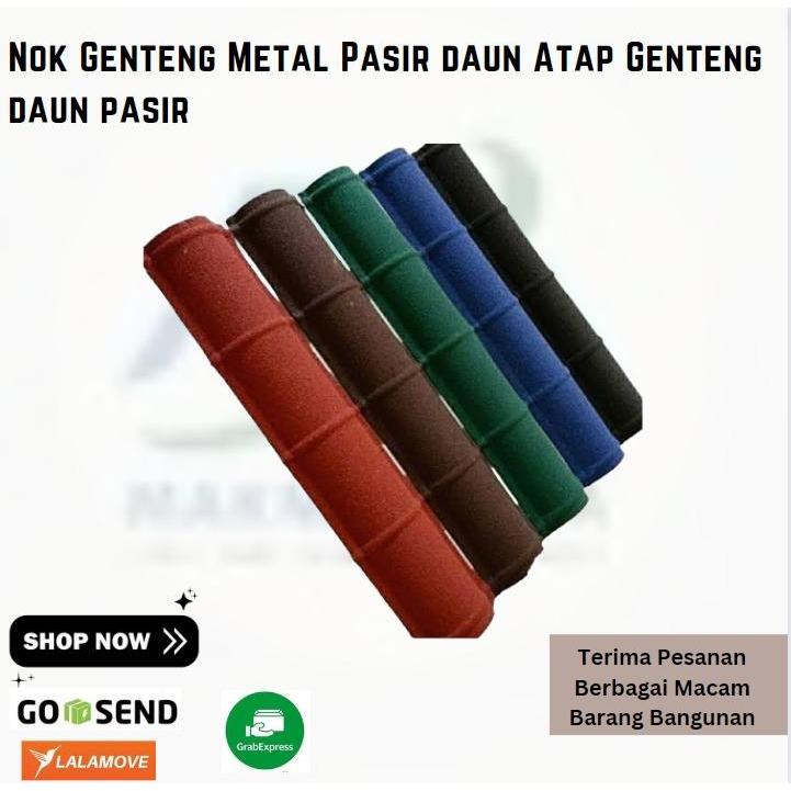 Nok Genteng Metal Pasir daun Atap Genteng daun pasir