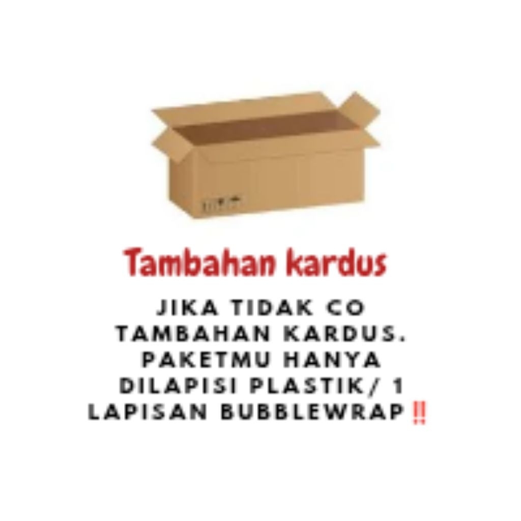 

TAMBAHAN KARDUS UK. SEDANG |AGAR SNACKMU LEBIH AMAN |AGAR SNACK TIDAK MUDAH HANCUR.