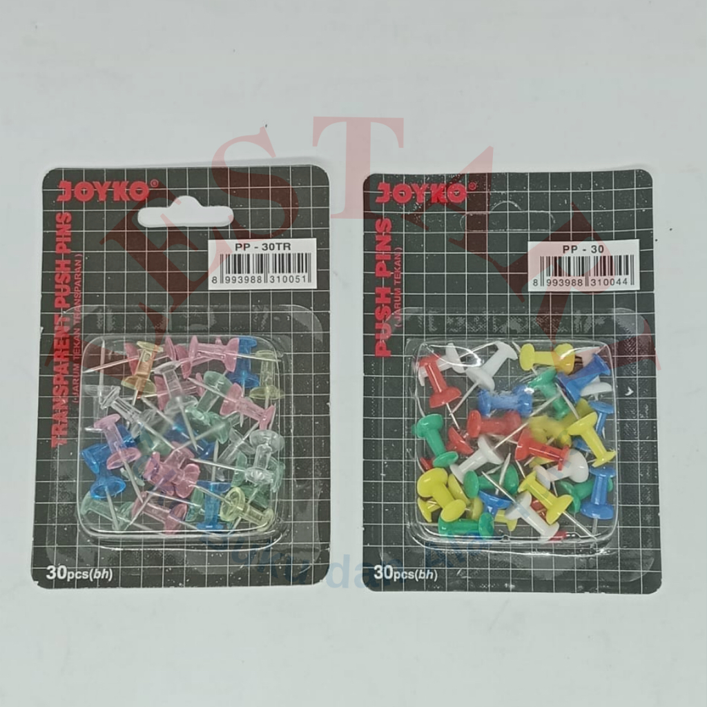 

Push Pin PP-30 dan PP-30TR Bening Joyko