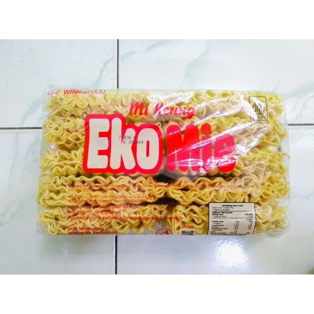 

Ekomie Mie Kering 500gr