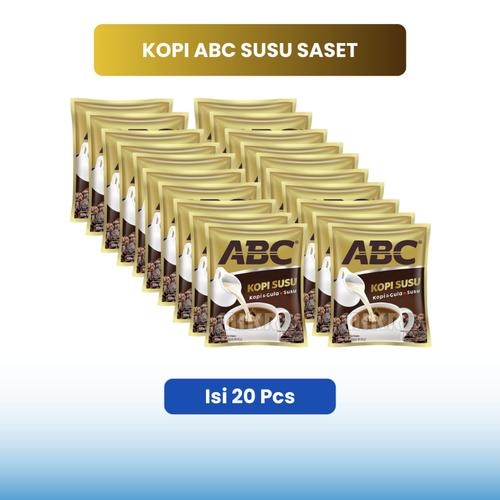 

Jual Kopi ABC Susu Saset Paket 20 Saset / 2 Renceng