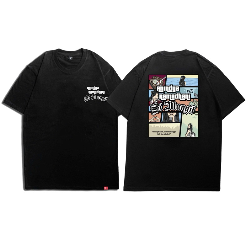 Kaos Anindya Jkt48 Warna Hitam