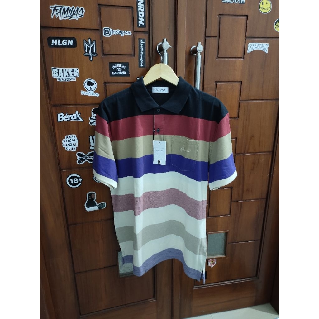 Kaos Pria Polo/Kerah Hassenda UK L, 100%Original&Murah