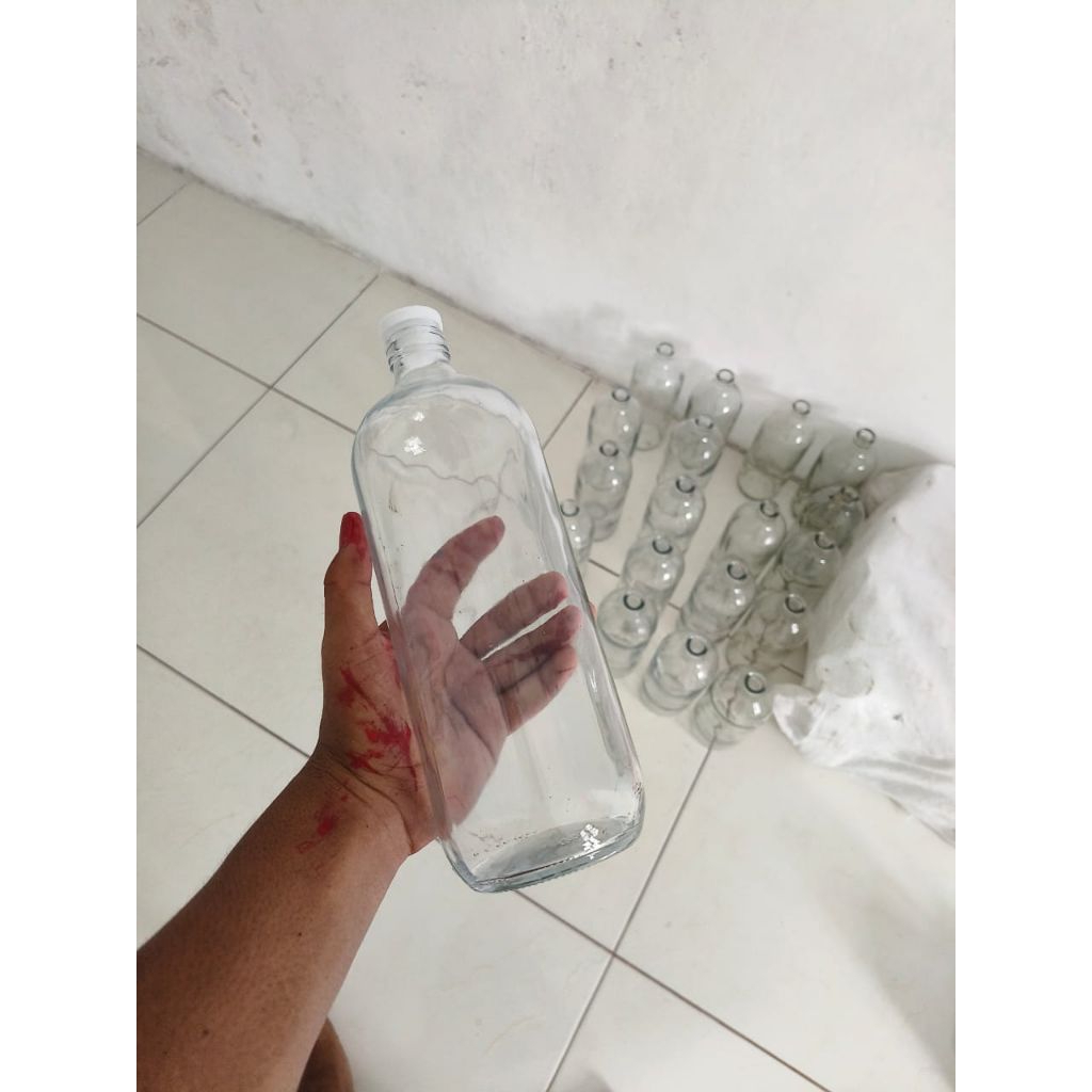 Promo Botol Bensin Topi Miring Termurah 1 Liter