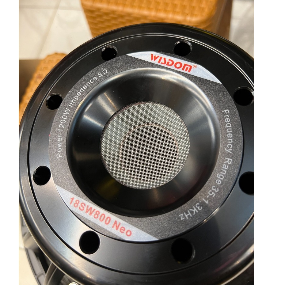 Wisdom 18 SW 800 Neo 18 Inch Komponen Wisdom 18-SW800 Neo
