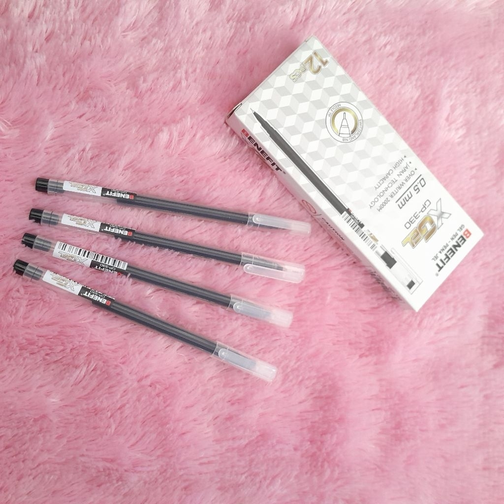 

PULPEN BENEFIT XGEL GP-330 / GEL PEN-PENA JEL 0.5 / 1 DOS ISI 12 PCS