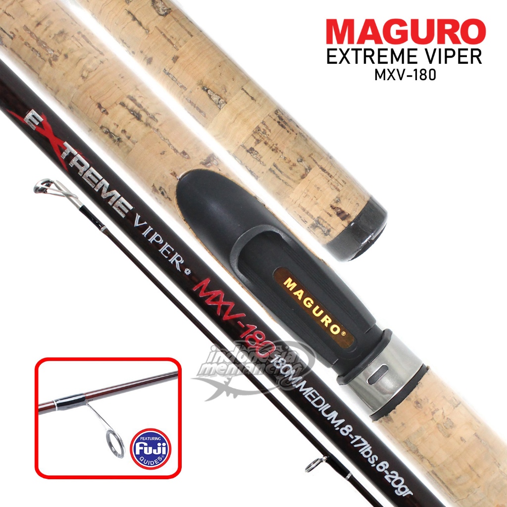 Joran Pancing Spinning Maguro Extreme Viper 150 165 180 cm Labuan Pancing