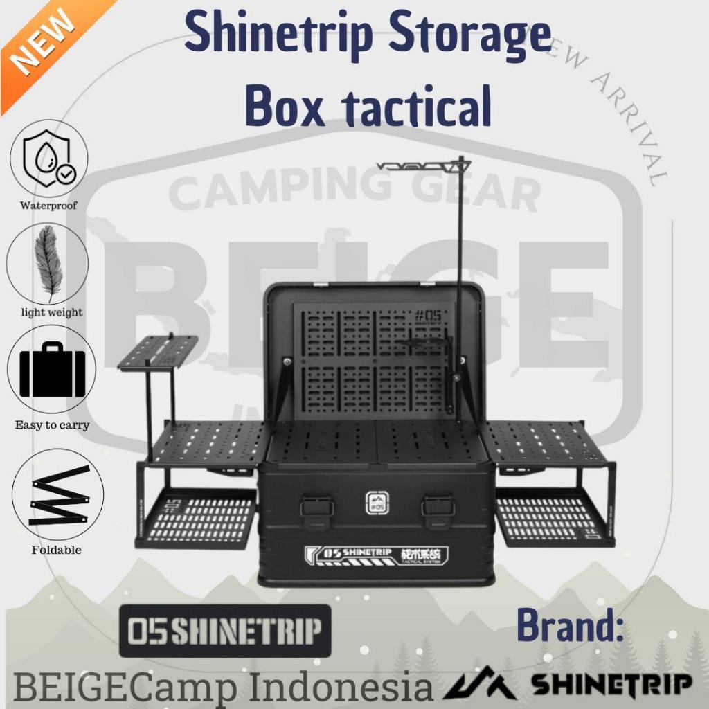 Beige Storage Box aluminium camping outdoor