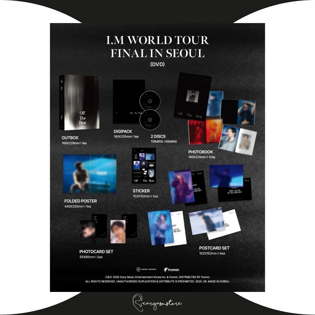 I.M (MONSTA X) - WORLD TOUR <OFF THE BEAT> FINAL IN SEOUL (DVD / BLURAY)