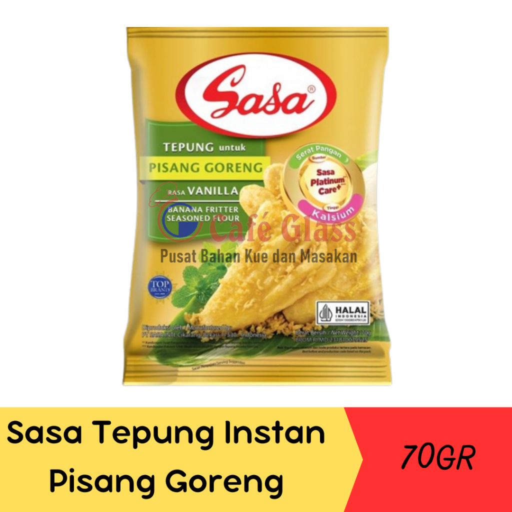 

Sasa Tepung Untuk Pisang Goreng Rasa Vanilla-70GR