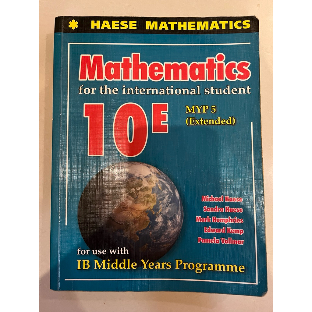 Haese mathematics level 10 extended