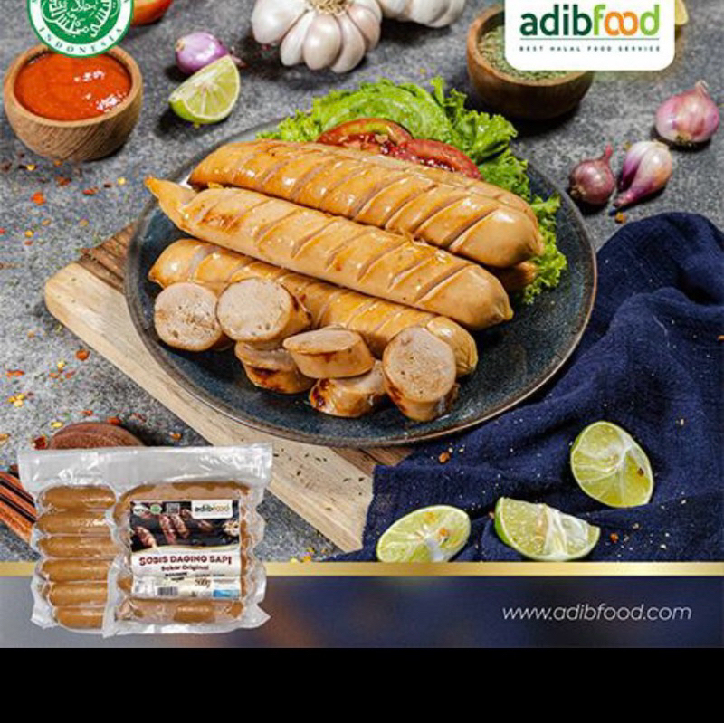 

FROZEN FOOD Sosis Sapi Bakar (Grade Restoran) - JUMBO ISI 6 PACK
