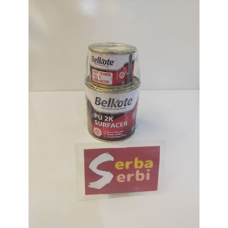 -/SET 300ML (KALENG MERAH) EPOXY BELKOTE- Cat dasar pu 2k surfacer