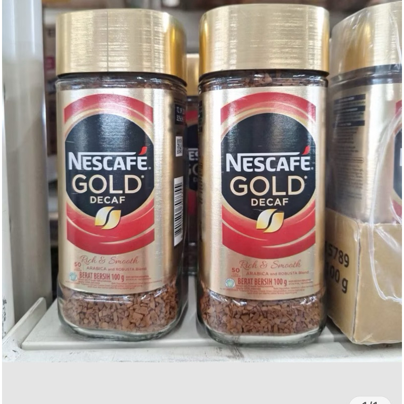 

Nescafe GOLD decaf 100gr rich & smooth