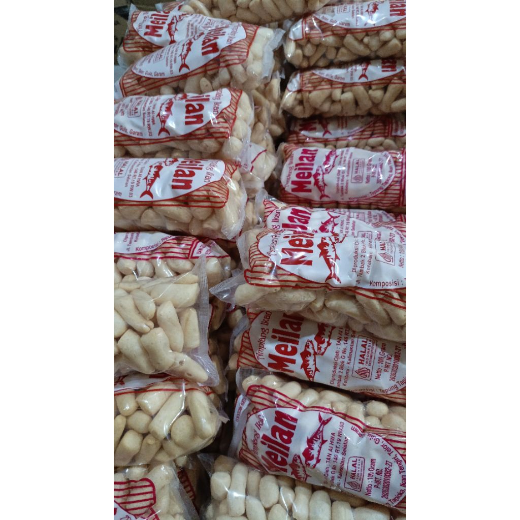 

Amplang Meilan Kerupuk Ikan Tenggri 100 gr Asli Kotabaru Kalimantan Selatan