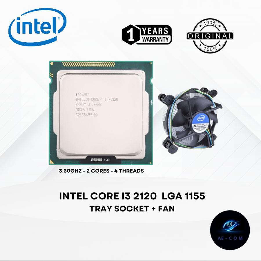 Processor Intel Core i3 2120 3.30 Ghz Tray socket 1155 + Fan Laptop