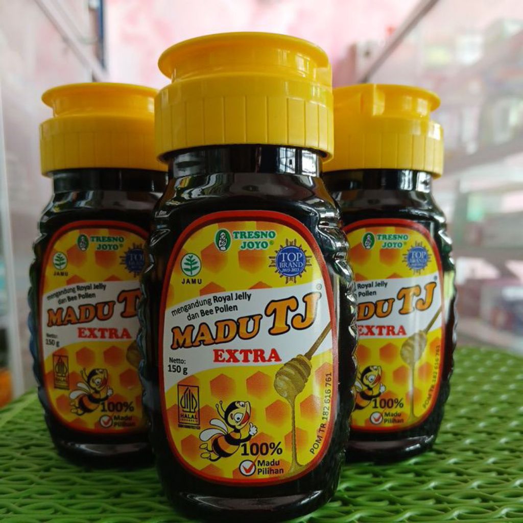 

Madu TJ Extra mengandung Royal Jelly dan Bee Pollen