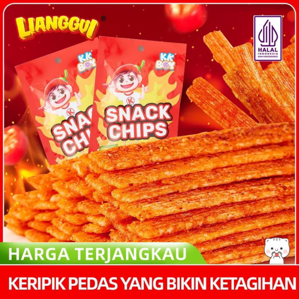 

LIANGGUI SNACK STIK PEDAS KK BOY ISI 20