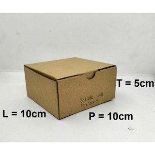 

KARDUS DIE CUT COKLAT 10x10x5cm E-FLUTE 10pcs