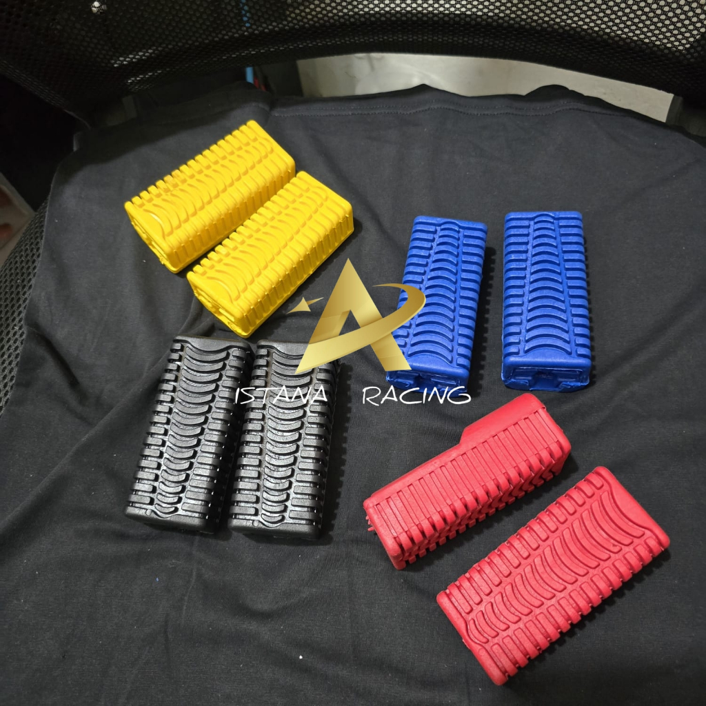 Footstep step depan bahan karet warna variasi motor Supra X 125, Jupiter Z, MX, Revo Istana_racing 8