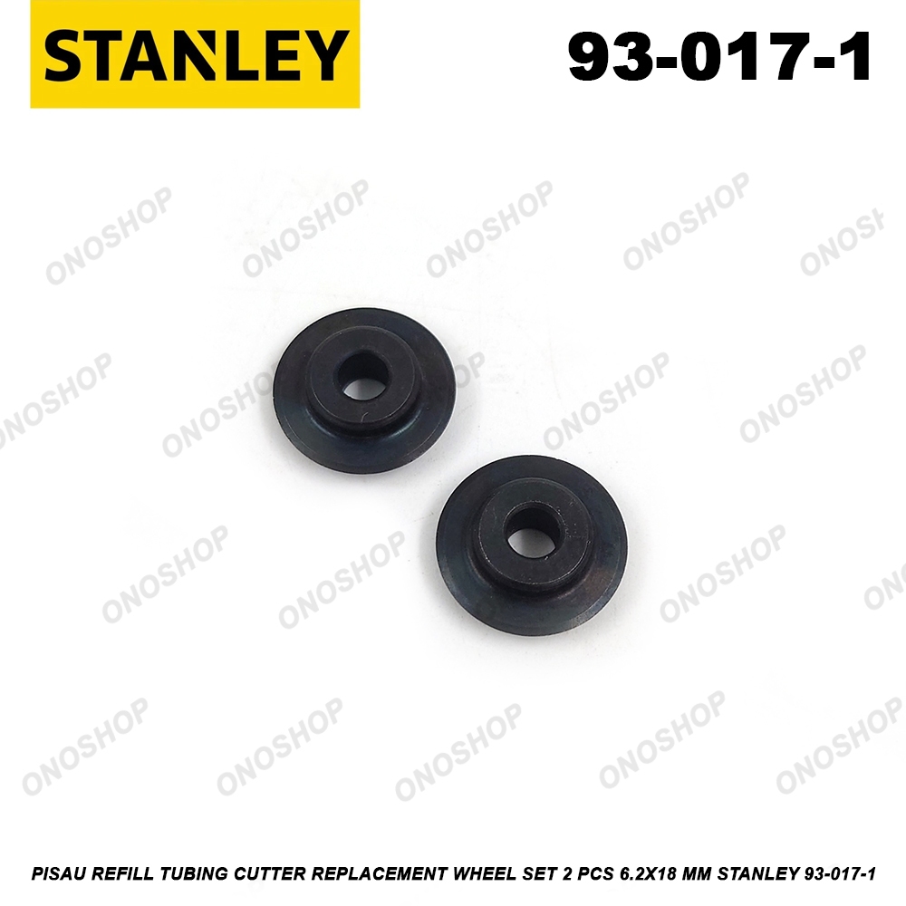 

Pisau Refill Tubing Cutter Replacement Wheel Set 2 Pcs 6.2x18 mm Stanley 93-017-1