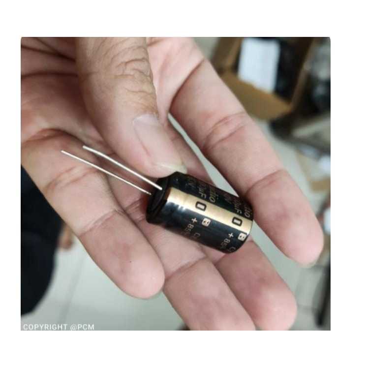 RF4313 elco 2200uf 50v 2200 uf 50volt 50 volt panasonic audio hitam gold by PCM LTC GLODOK