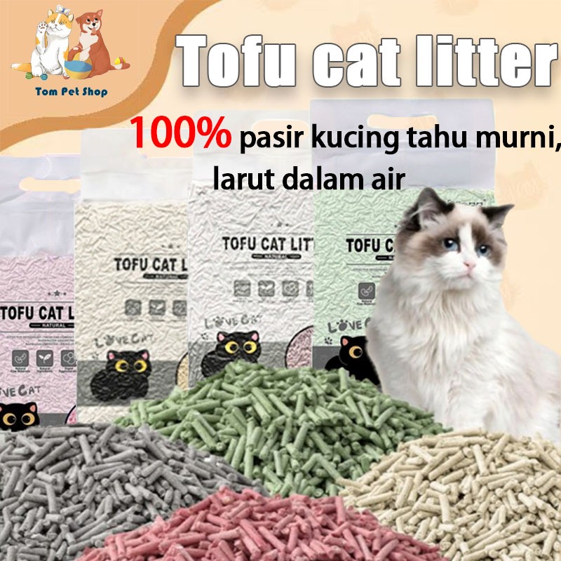 Pasir tofu cat litter Tofu Cat Litter pasir kucing 6L cat litter tofu cat