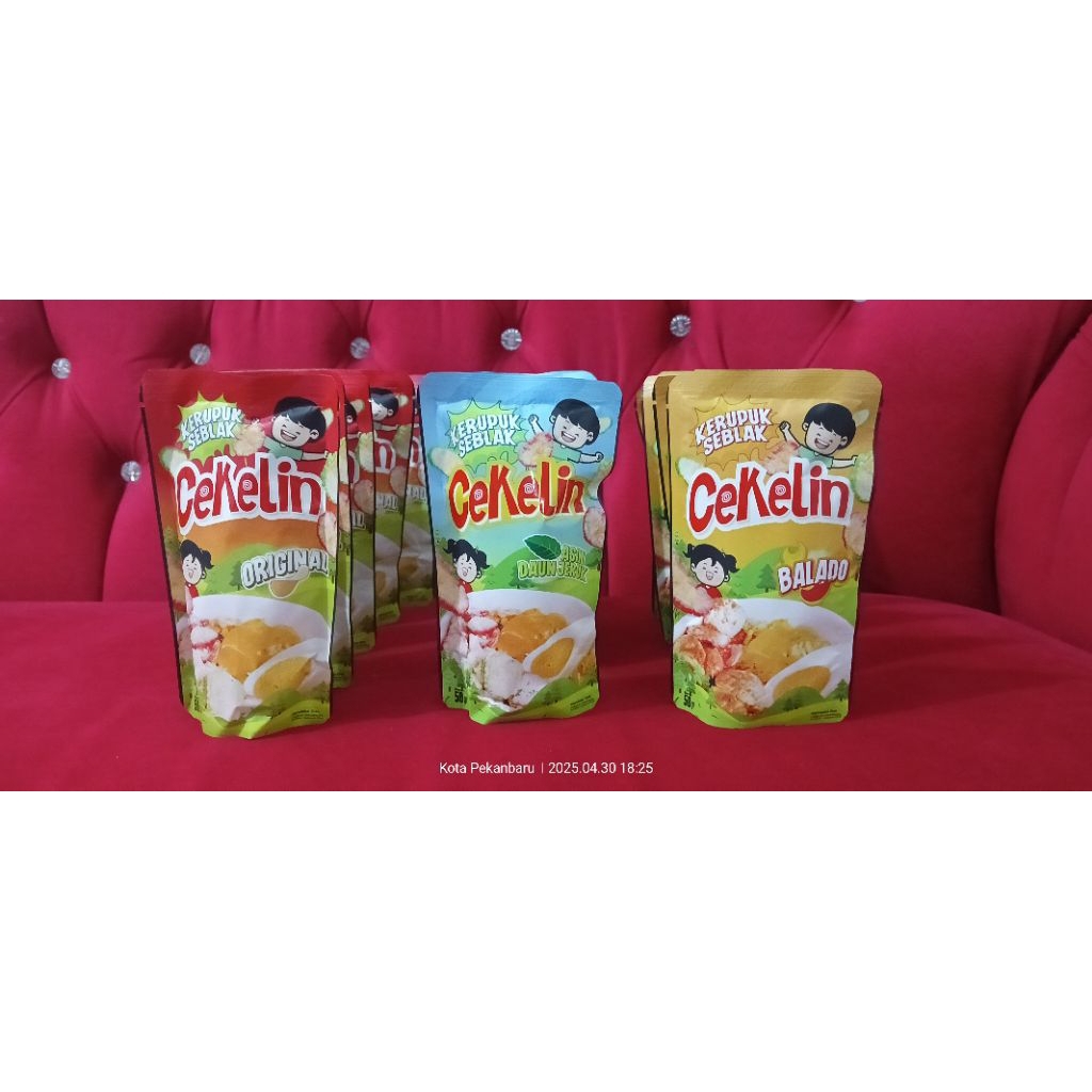 

Kerupuk Seblak cekelin