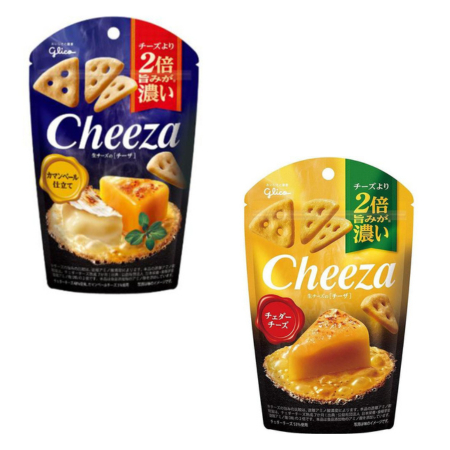 

Cheeza Cheese Crackers Japan (Camembert & Cheddar Cheese)