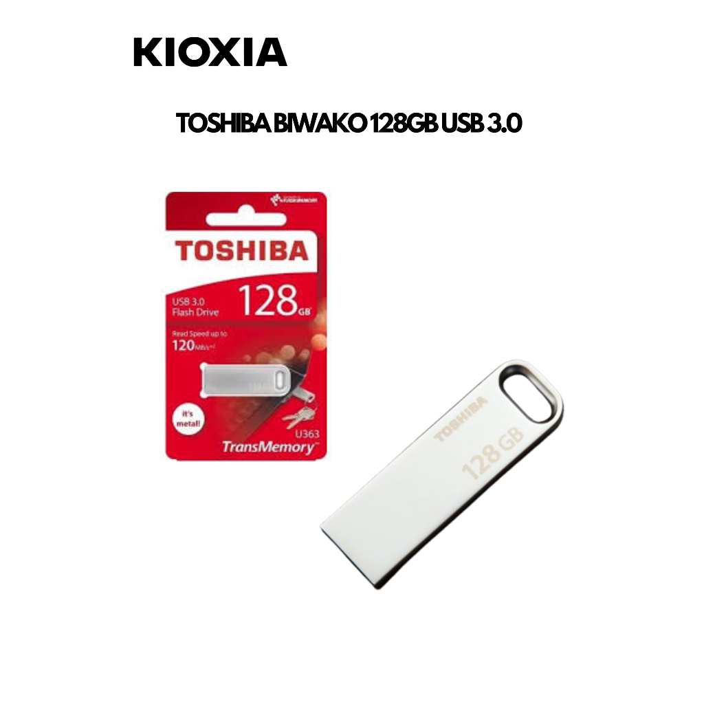 Toshiba Flashdisk Biwako Metal 128GB type USB 3.0 Original